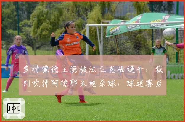 多特蒙德主场被法兰克福逼平,裁判吹掉阿德耶米绝杀球,球迷赛后围堵裁判通道
